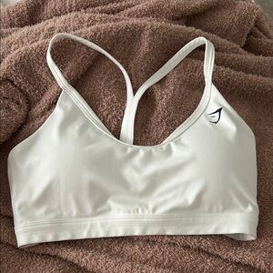 White Sports Bra